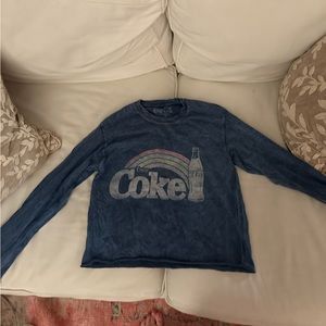 Coca cola long sleeve graphic tee